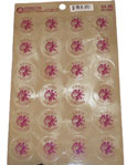 Stickettes Griffins Maroon On Silver 1" 24 Sheet