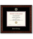 6-Diploma Frame Ridgewood Tigerwood Grain Hi Gloss