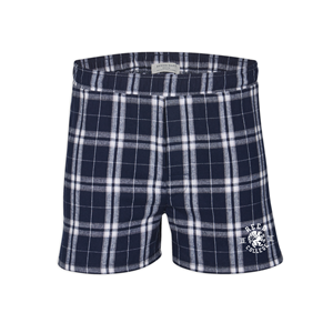 Boxercraft Men's Flannel Shorts Embroidered
