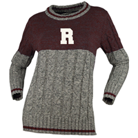 Cabled Work Sock Letter Sweater