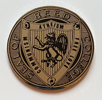 Commie Seal Pin 1.5 inches