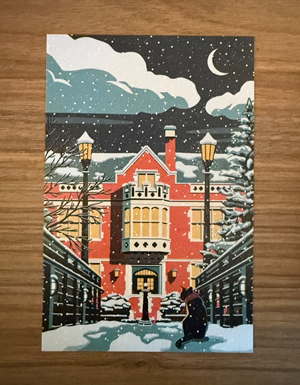 Eliot Hall Winter Postcard