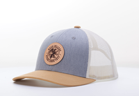 Low-Profile Trucker Cap with Leather Patch