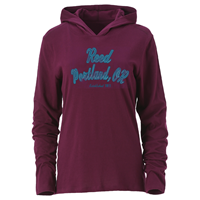 Long-Sleeved Tee with Hood Reed College Portland