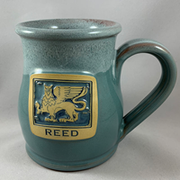 Tall Belly Mug with Woodcut Griffin